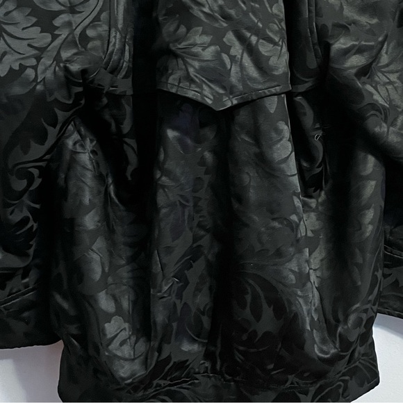 80s Vintage ESCADA Margareta Ley 38 Black Elegant Floral Blazer Double Breasted - Picture 8 of 9